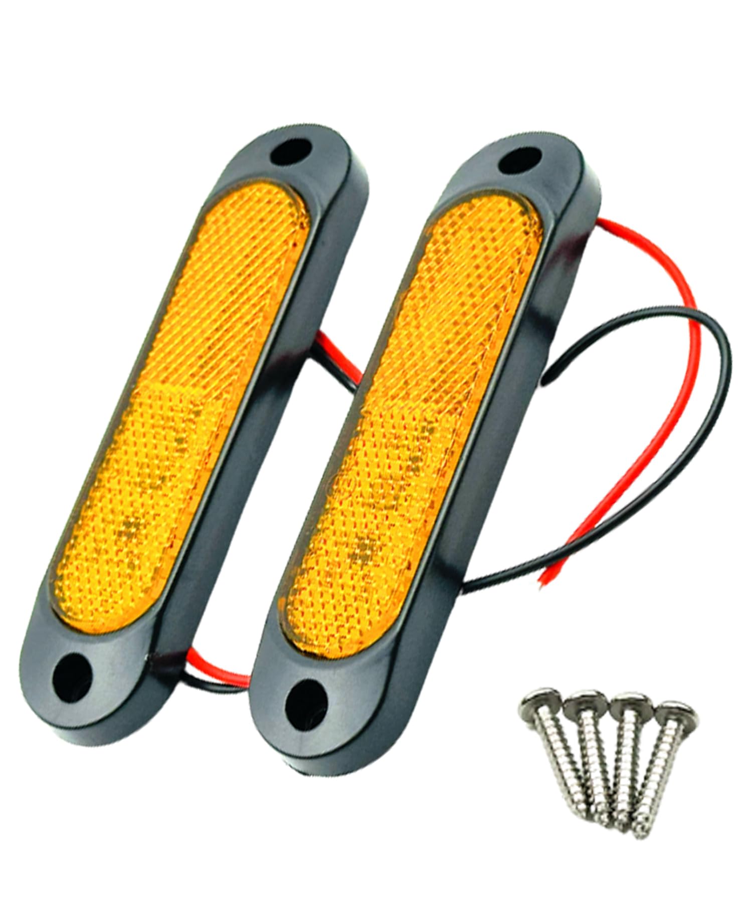 Amazon | Htharros LED リフレクター サイドマーカー 汎用 12V